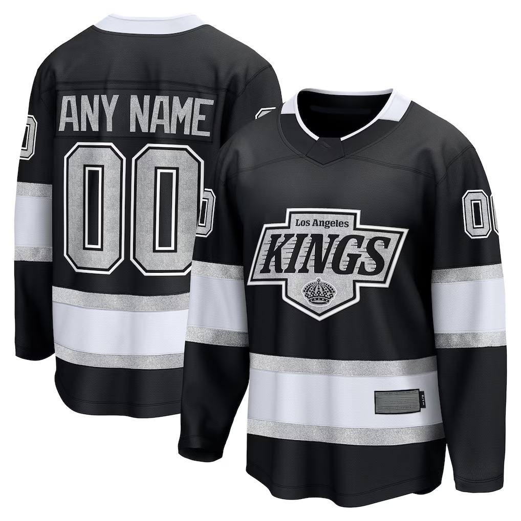 Fenge Custom LA.Kings Black Home Breakaway Jerseys