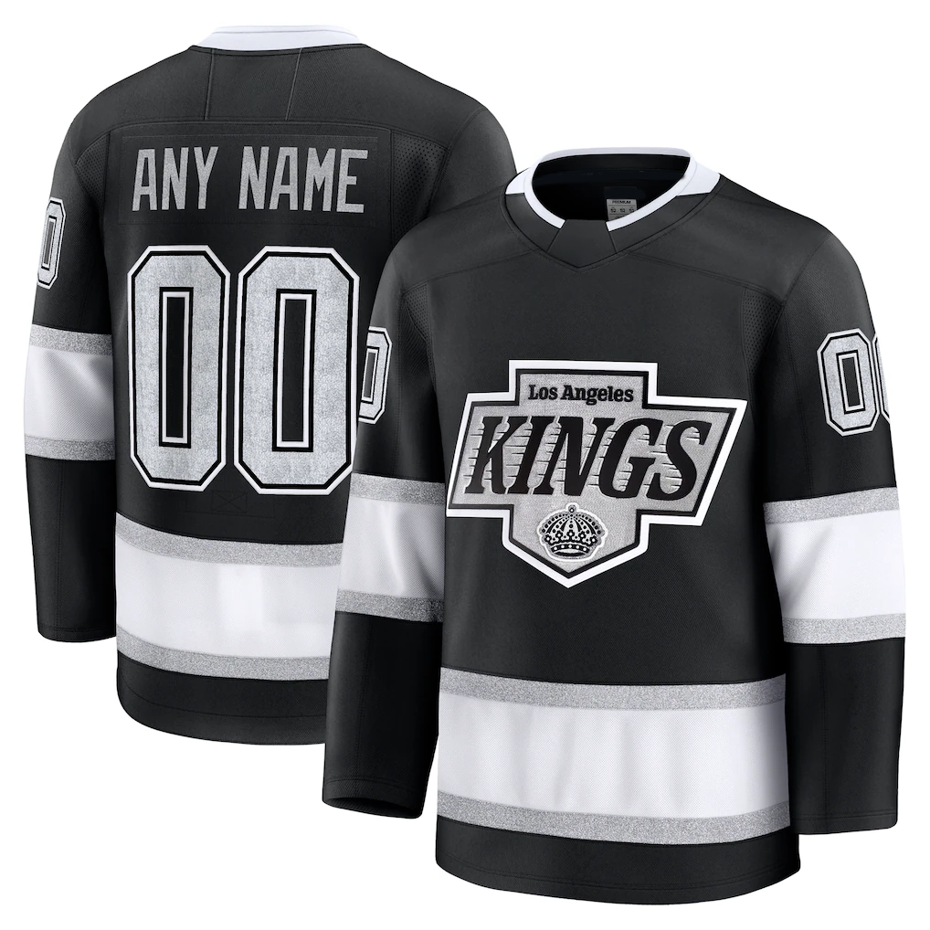 Fenge Custom LA.Kings Black Home Premium Jerseys