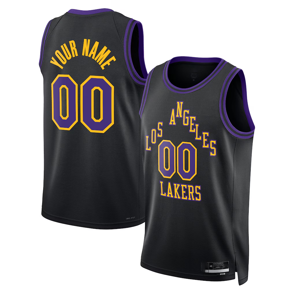 Fenge Custom LA.Lakers 2025-2026 City Edition Swingman Stitched Jerseys