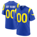 Fenge Custom LA.Rams Royal Game Stitched Jerseys
