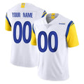 Fenge Custom LA.Rams White Limited Vapor Untouchable Home Game Any Name & Numbers Stitched Jerseys