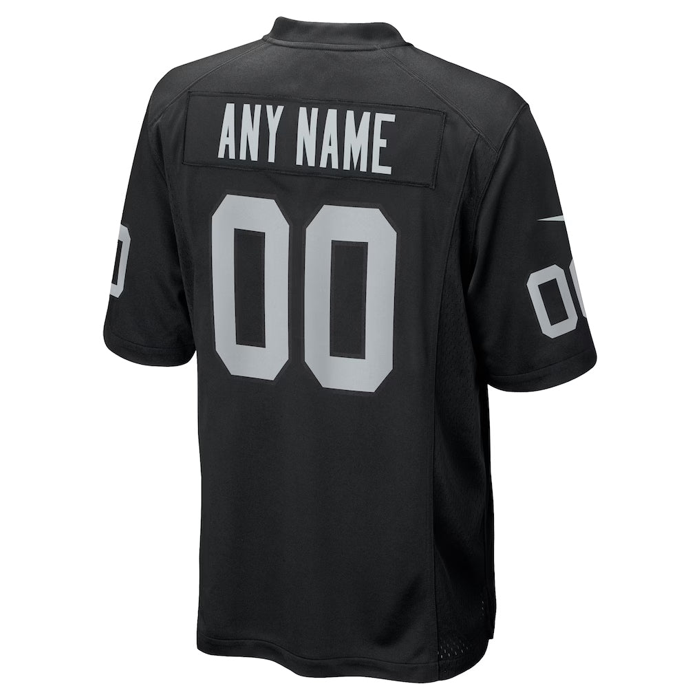 Fenge Custom LV.Raiders Black Home Game Stitched Jersey