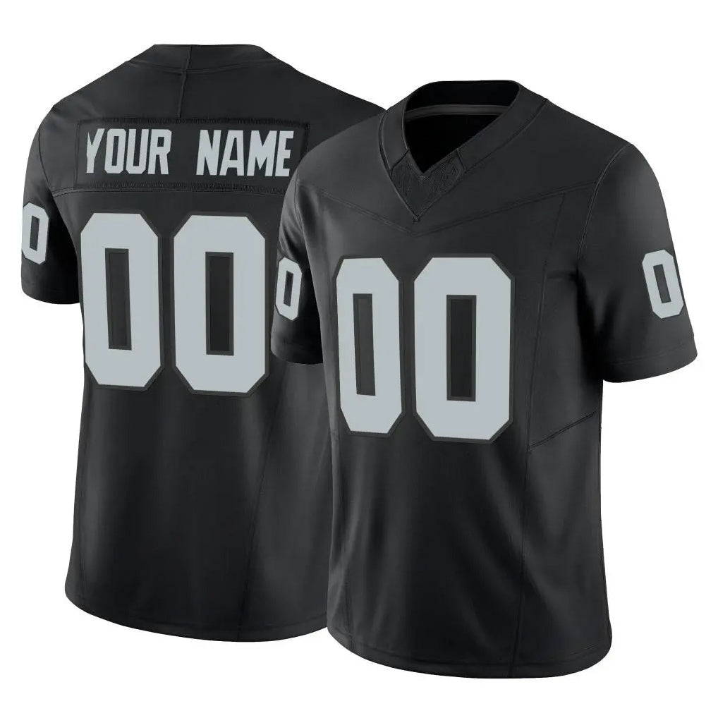 Fenge Custom LV.Raiders Black Limited Vapor F.U.S.E. Home Game Any Name & Numbers Stitched Jerseys