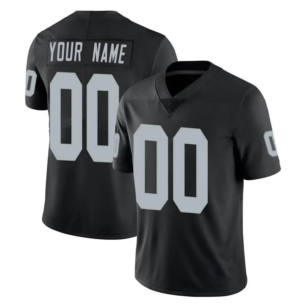 Fenge Custom LV.Raiders Black Limited Vapor Untouchable Home Game Any Name & Numbers Stitched Jerseys