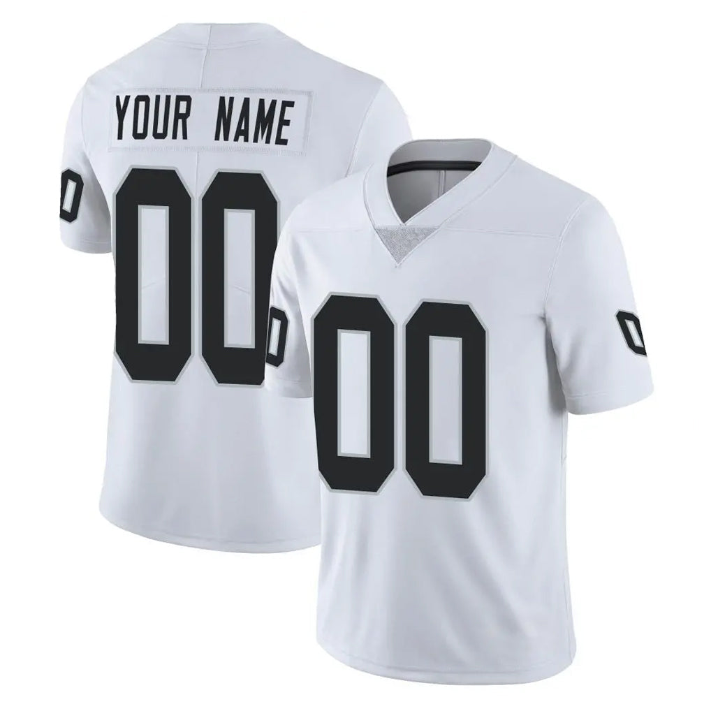 Fenge Custom LV.Raiders White Limited Vapor Untouchable Home Game Any Name & Numbers Stitched Jerseys