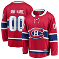 Fenge Custom M.Canadiens Red Home Breakaway Jerseys