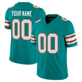 Fenge Custom M.Dolphins Aqua Limited Alternate Vapor F.U.S.E. Home Game Any Name & Numbers Stitched Jerseys
