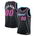 Fenge Custom M.Heat Black 202526 City Edition Swingman Jerseys