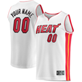 Fenge Custom M.Heat White Fast Break Replica Jerseys - Association Edition