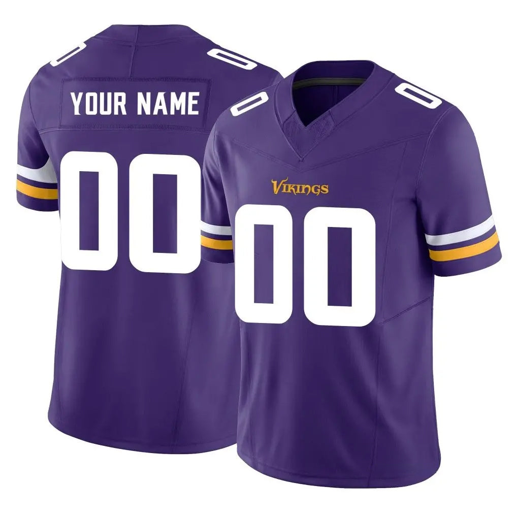 Fenge Custom MN.Vikings Purple Limited Vapor F.U.S.E. Home Game Any Name & Numbers Stitched Jerseys