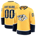 Fenge Custom N.Predators Gold Home Premium Jerseys