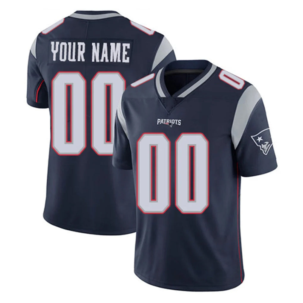 Fenge Custom NE.Patriots Navy Limited Vapor Home Game Any Name & Numbers Stitched Jerseys