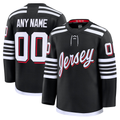 Fenge Custom N.Jersey Devils Black Alternate Premium Jerseys