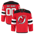 Fenge Custom N.Jersey Devils Red Home Authentic Pro Jerseys