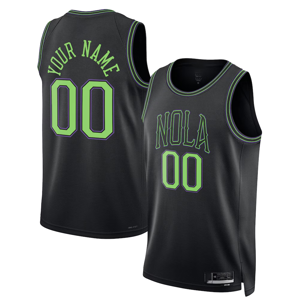 Fenge Custom NO.Pelicans hite Swingman Stitched Jerseys- Association Edition