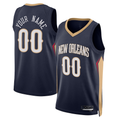 Fenge Custom NO.Pelicans Navy 2022-2023 Swingman Stitched Jerseys- Icon Edition