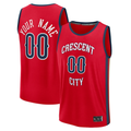 Fenge Custom NO.Pelicans Red Fast Break Stitched Jerseys- Statement Edition
