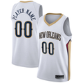 Fenge Custom NO.Pelicans White 2020-2021 Swingman Stitched Jerseys- Association Edition