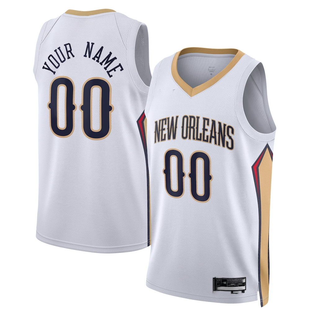 Fenge Custom NO.Pelicans Black 2025-2026 City Edition Swingman Stitched Jerseys