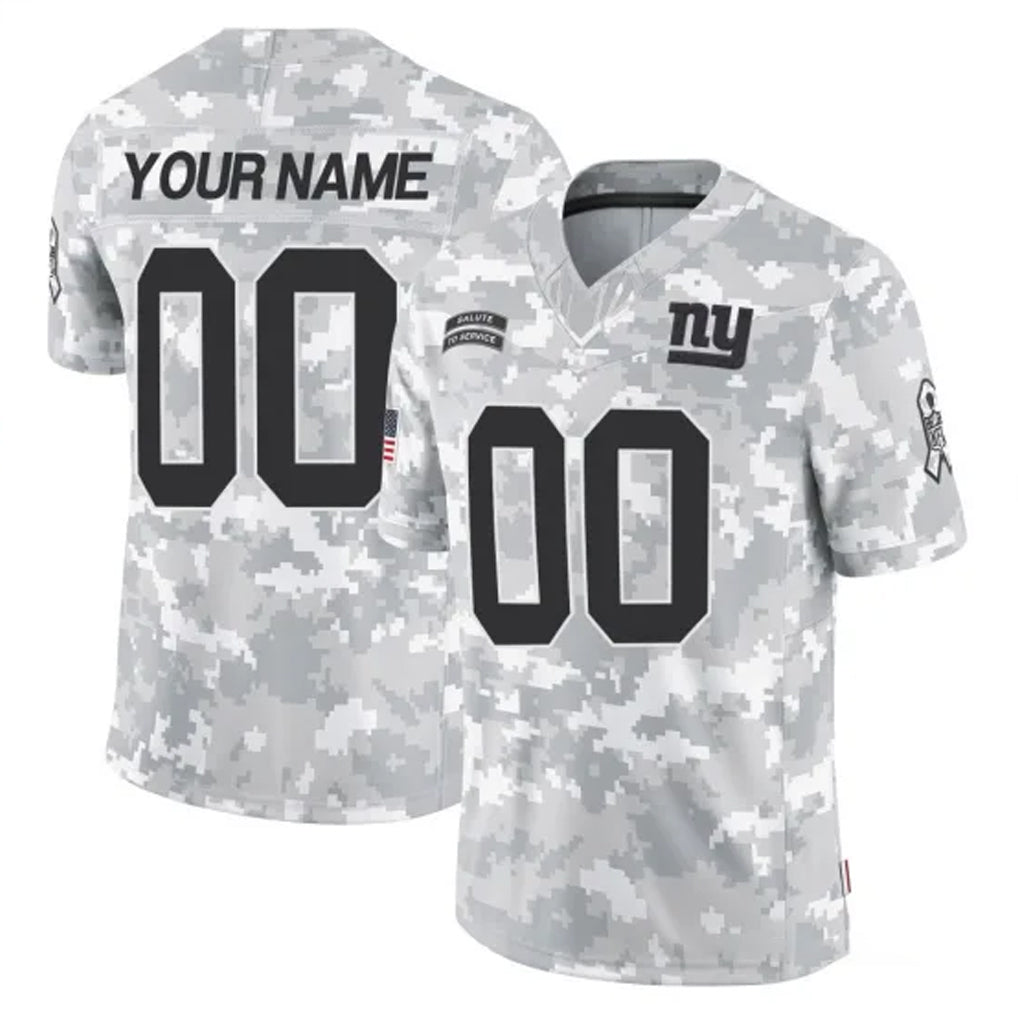 Fenge Custom NY.Giants Arctic Camo Salute To Service Limited Game Any Name & Numbers Stitched Jerseys