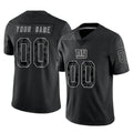Fenge Custom NY.Giants Black Limited Reflective Home Game Any Name & Numbers Stitched Jerseys