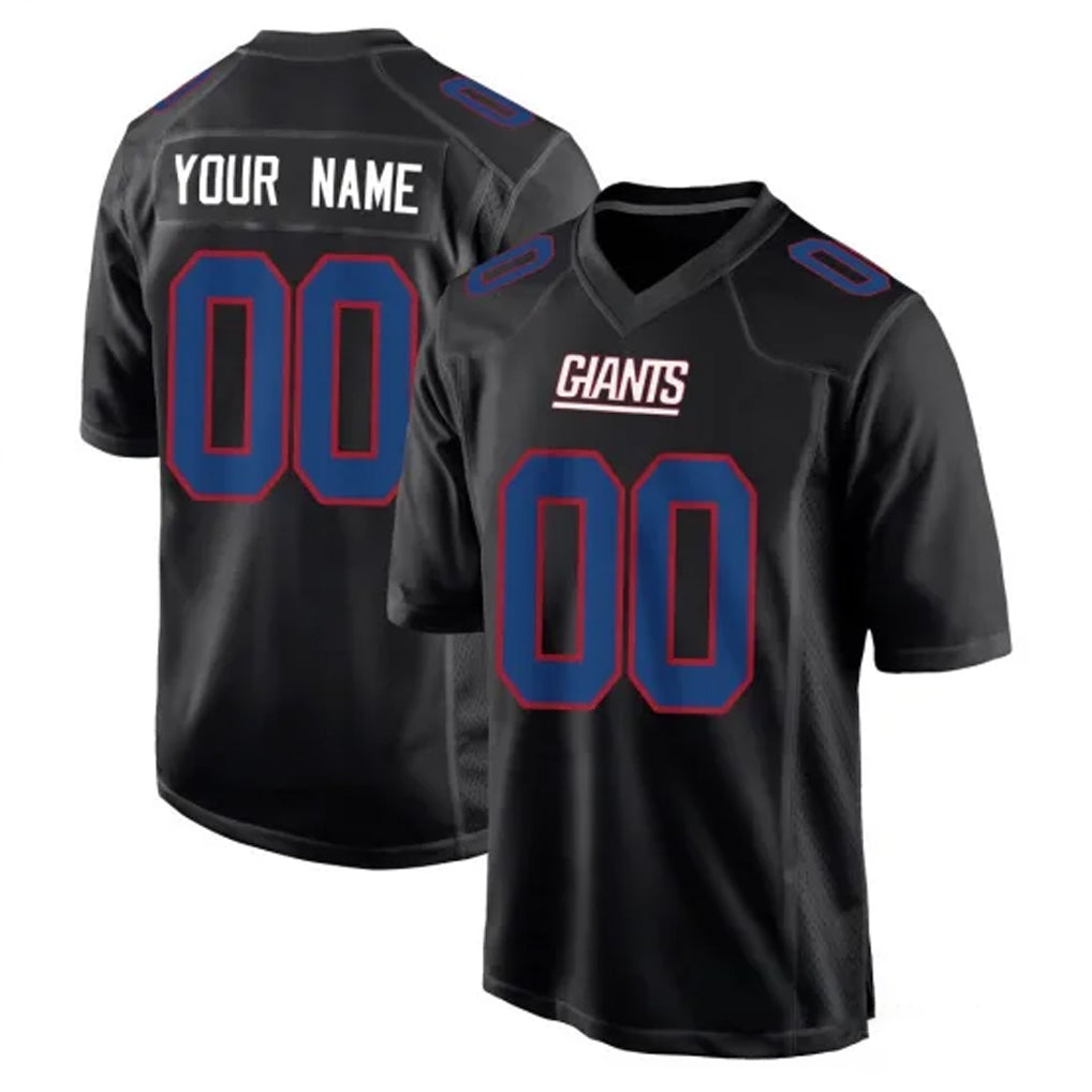 Fenge Custom NY.Giants Carbon Fashion Limited Home Game Any Name & Numbers Stitched Jerseys