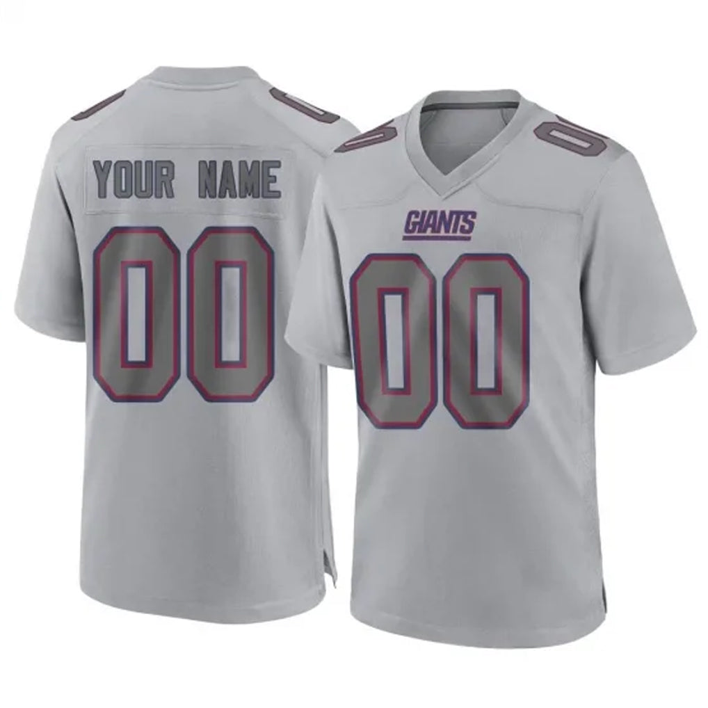 Fenge Custom NY.Giants Gray Atmosphere Fashion Limited Game Any Name & Numbers Stitched Jerseys