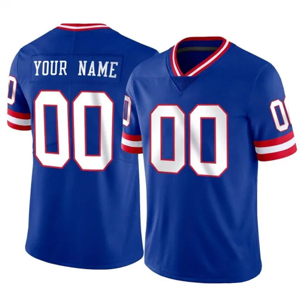 Fenge Custom NY.Giants Royal Classic Vapor Home Game Any Name & Numbers Stitched Jerseys