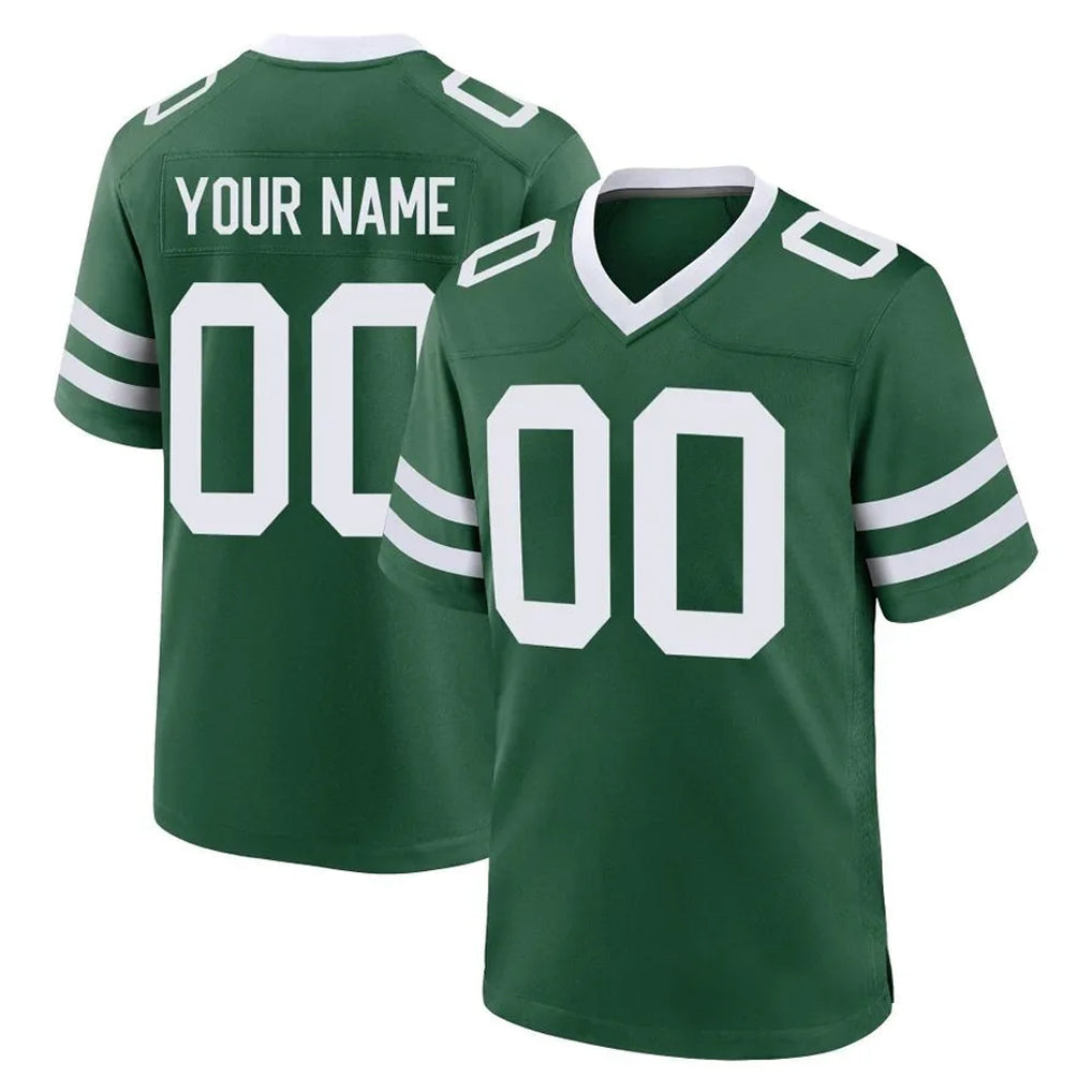 Fenge Custom NY.Jets Green Legacy Home Game Any Name & Numbers Stitched Jerseys