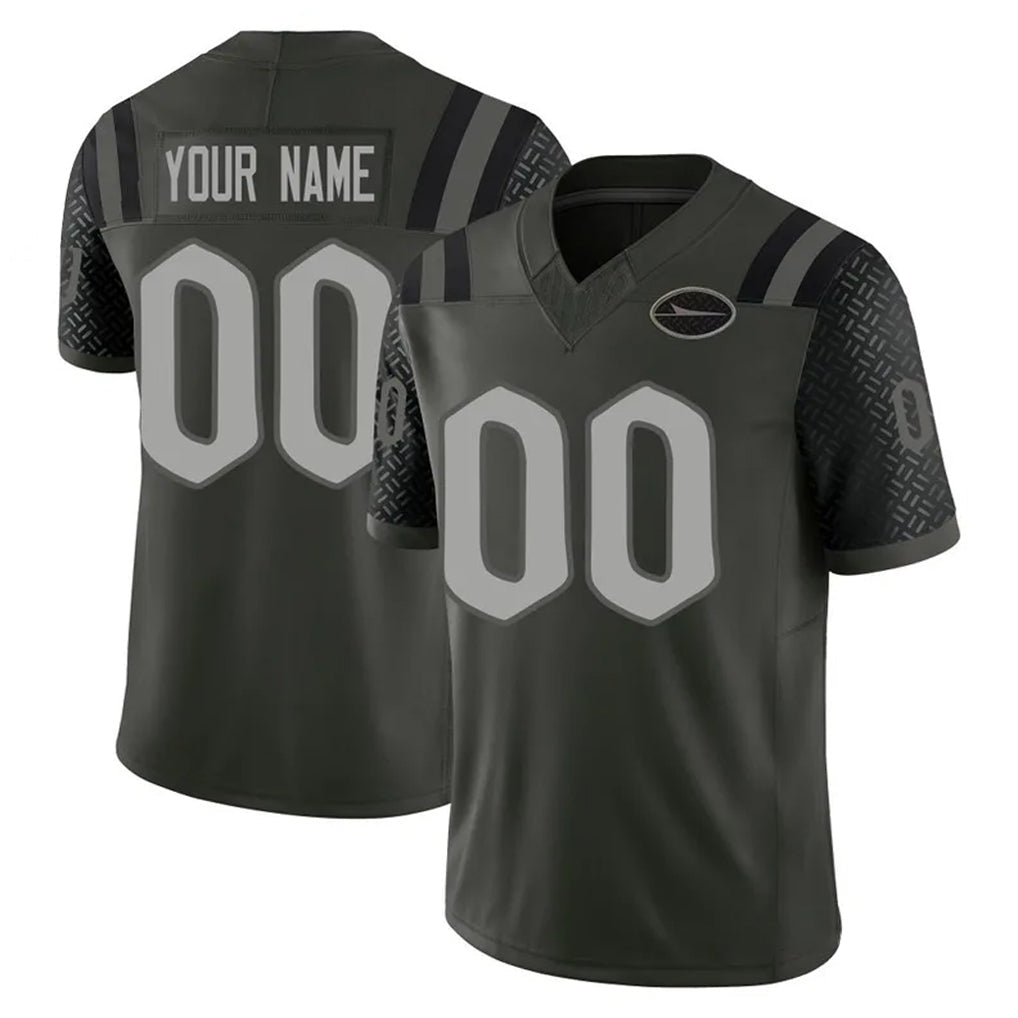 Fenge Custom NY.Jets Green Limited 2025 Rivalries Collection Home Game Any Name & Numbers Stitched Jerseys