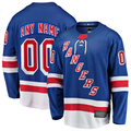 Fenge Custom NY.Rangers Blue Home Breakaway Jerseys