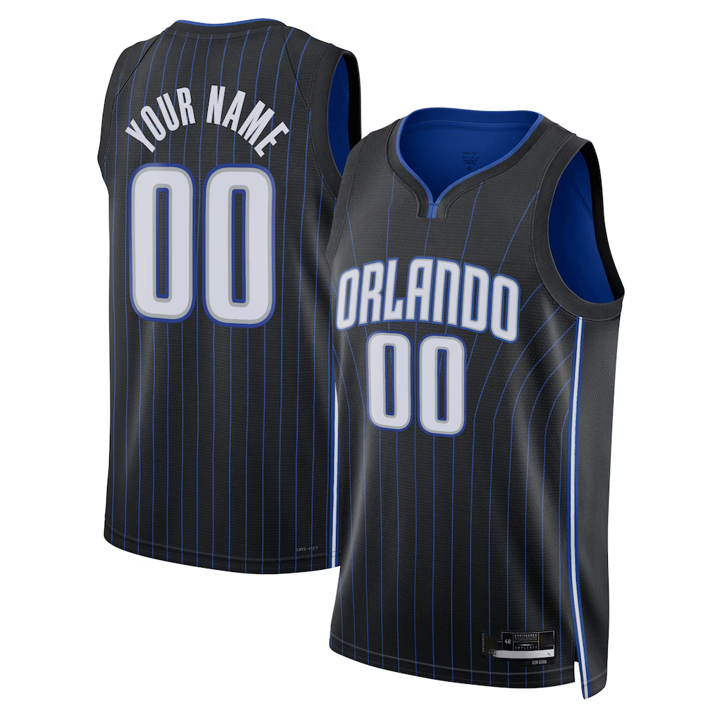 Fenge Custom O.Magic Black Swingman Jerseys - Icon Edition