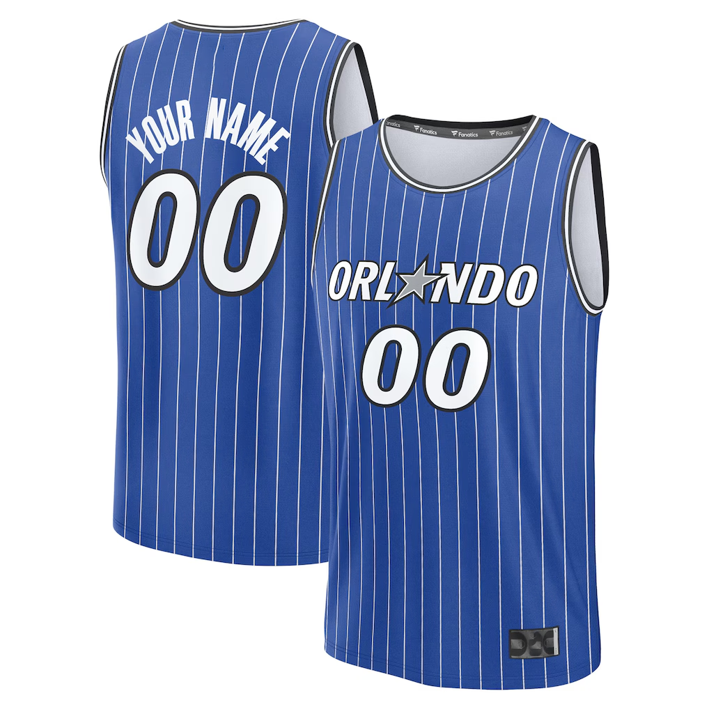 Fenge Custom O.Magic Blue Fast Break Replica Jerseys - Icon Edition