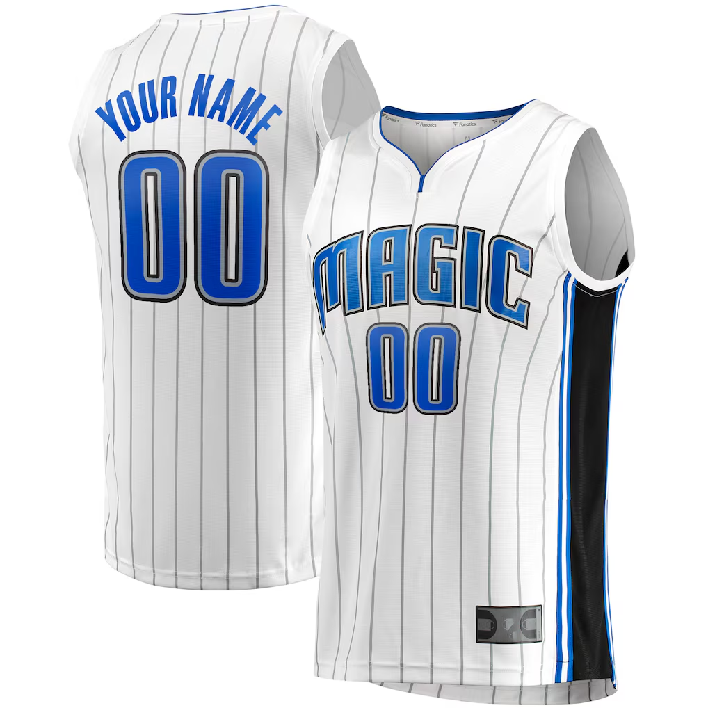 Fenge Custom O.Magic White Fast Break Replica Jerseys - Association Edition