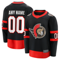 Fenge Custom O.Senators Black Home Breakaway Jerseys