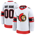 Fenge Custom O.Senators White Away Premium Jerseys