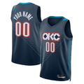 Fenge Custom OC.Thunder Blue 2025-2026 City Edition Swingman Stitched Jerseys