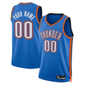 Fenge Custom OC.Thunder Blue  Fast Break Stitched Jerseys- Statement Edition