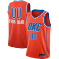 Fenge Custom OC.Thunder Orange Swingman Stitched Jerseys- Statement Edition