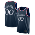 Fenge Custom P.76ers Navy 202526 City Edition Swingman Jerseys