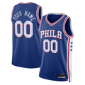 Fenge Custom P.76ers Royal Authentic Jerseys - Icon Edition