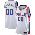 Fenge Custom P.76ers White 2020-21 Swingman Jerseys - Association Edition