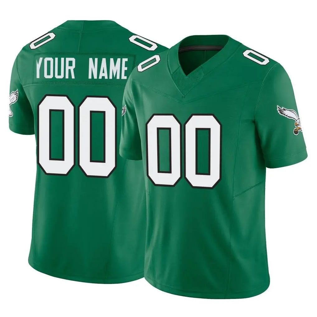 Fenge Custom P.Eagles Green Kelly Alternate Vapor F.U.S.E. Home Game Any Name & Numbers Stitched Jerseys