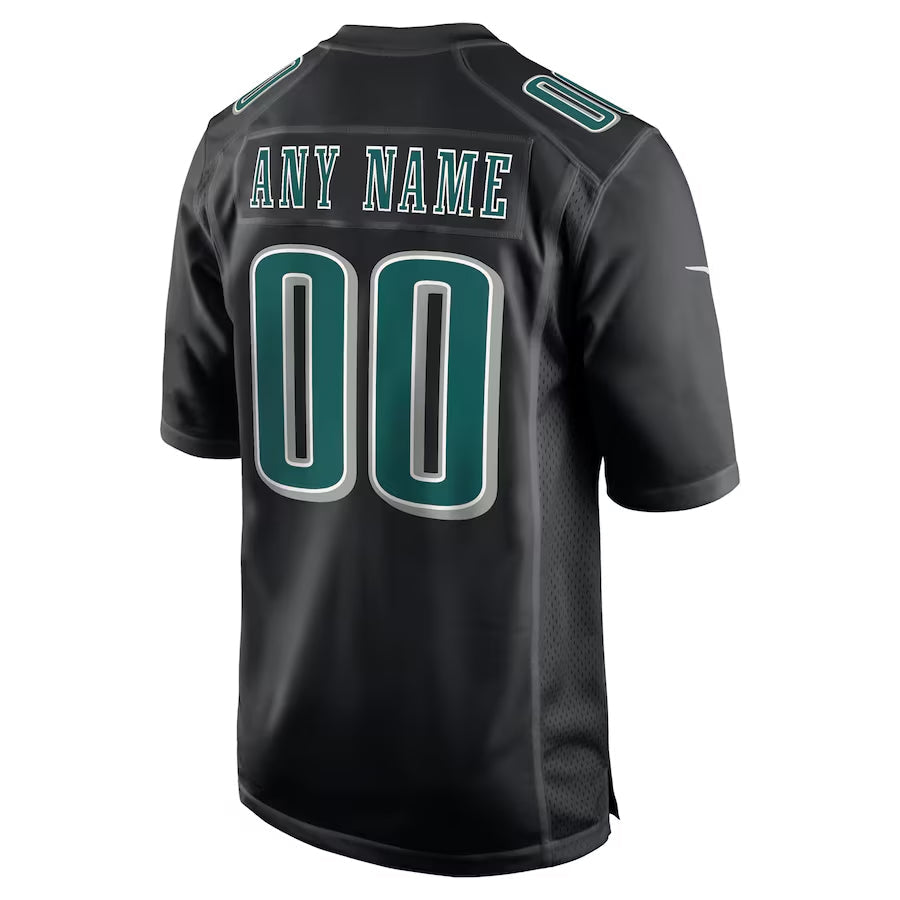 Fenge Custom P.Eagles Midnight Black Fashion Game Stitched Jerseys