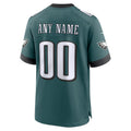 Fenge Custom P.Eagles Midnight Green Stitched Home Game Stitched Jerseys