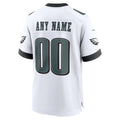 Fenge Custom P.Eagles White Stitched Home Game Stitched Jerseys