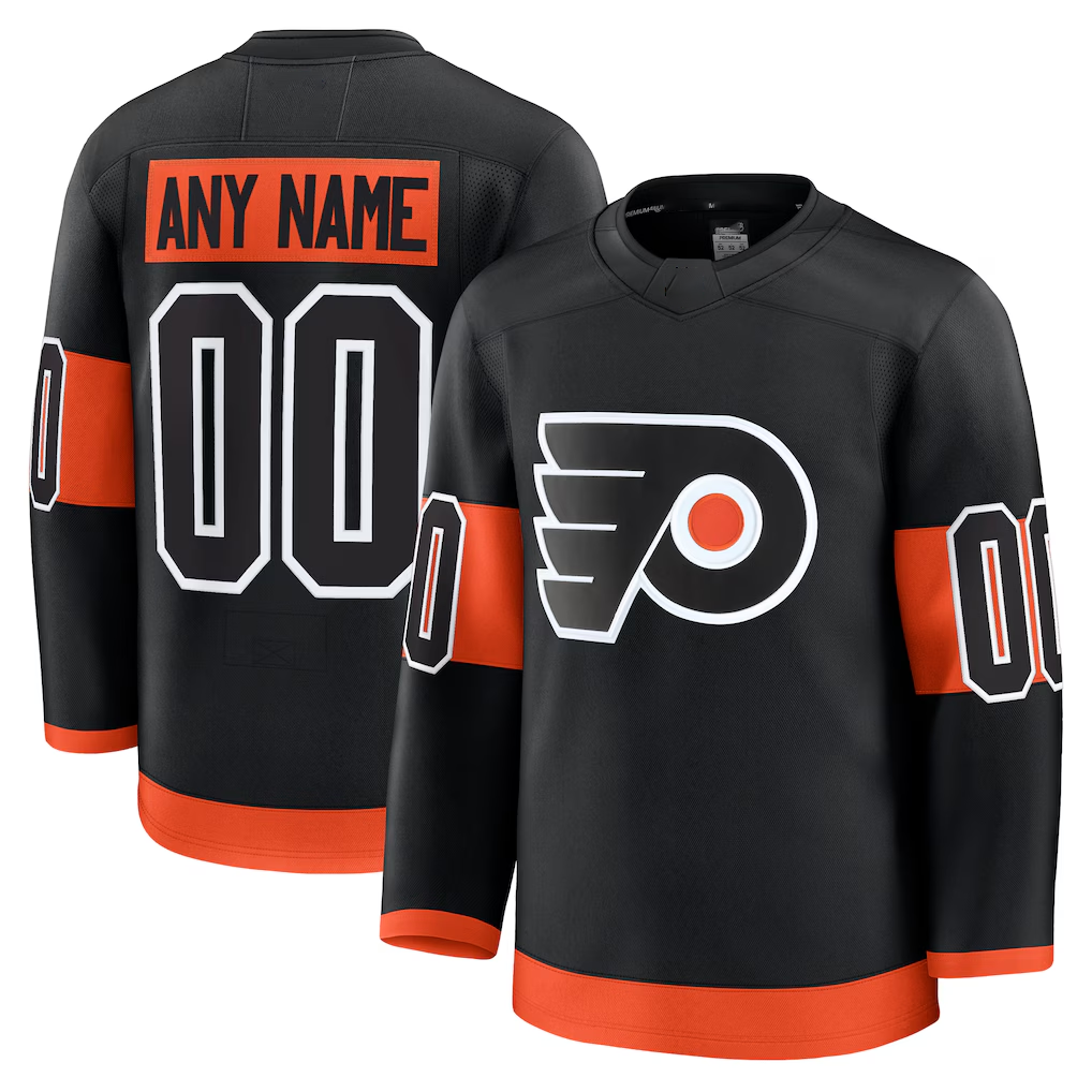 Fenge Custom P.Flyers Black Alternate Premium Jerseys