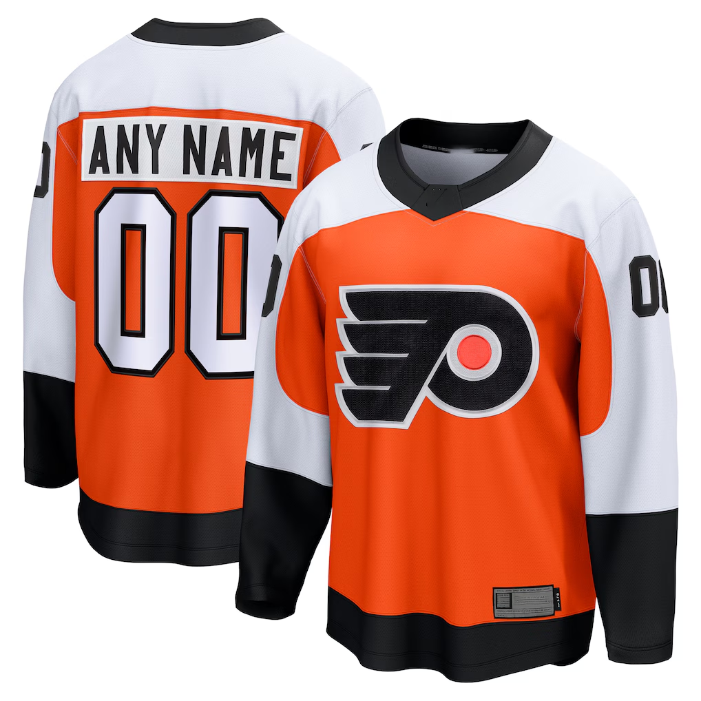 Fenge Custom P.Flyers Orange Home Breakaway Jerseys