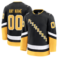 Fenge Custom P.Penguins Black Alternate Premium Jerseys