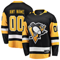 Fenge Custom P.Penguins Black Home Breakaway Jerseys